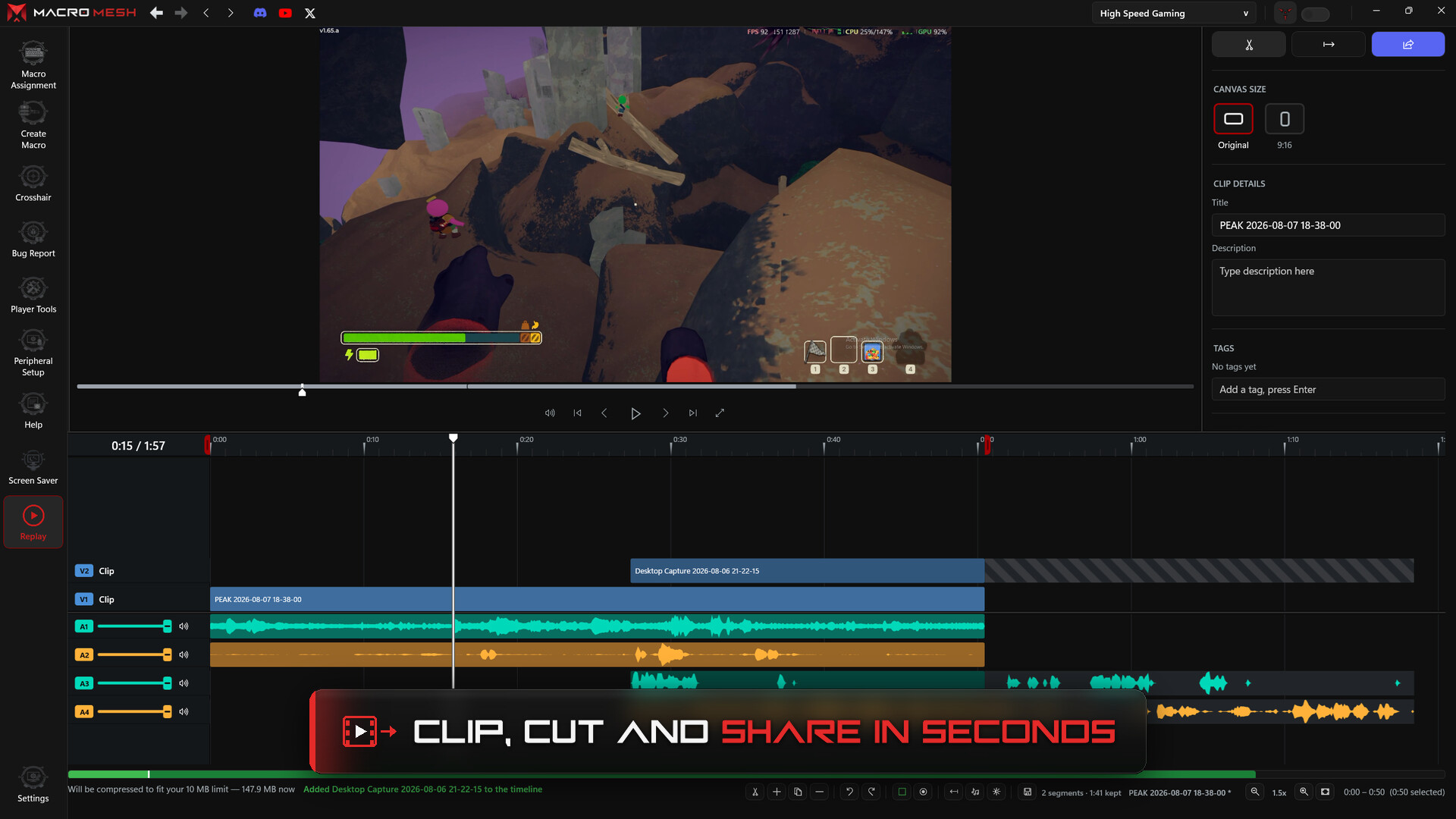 Macro Mesh screenshot 6