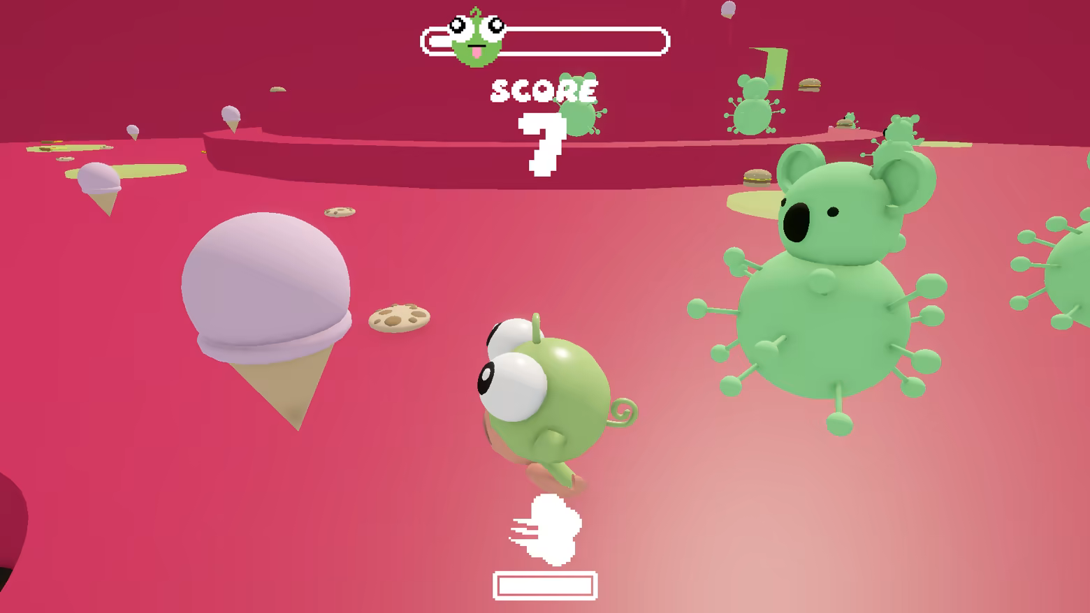 A picture of the stomach level