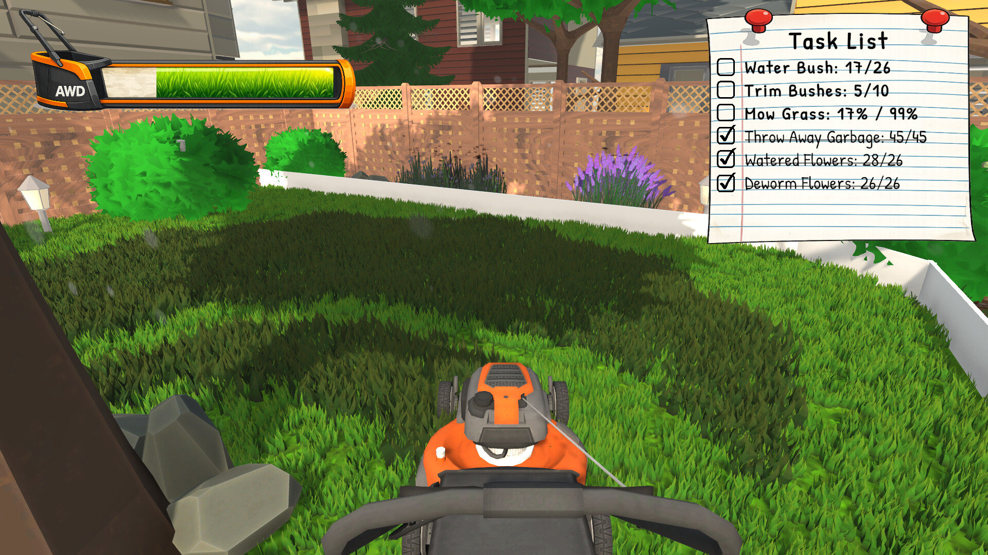 Garden Cleanup Simulator screenshot #1