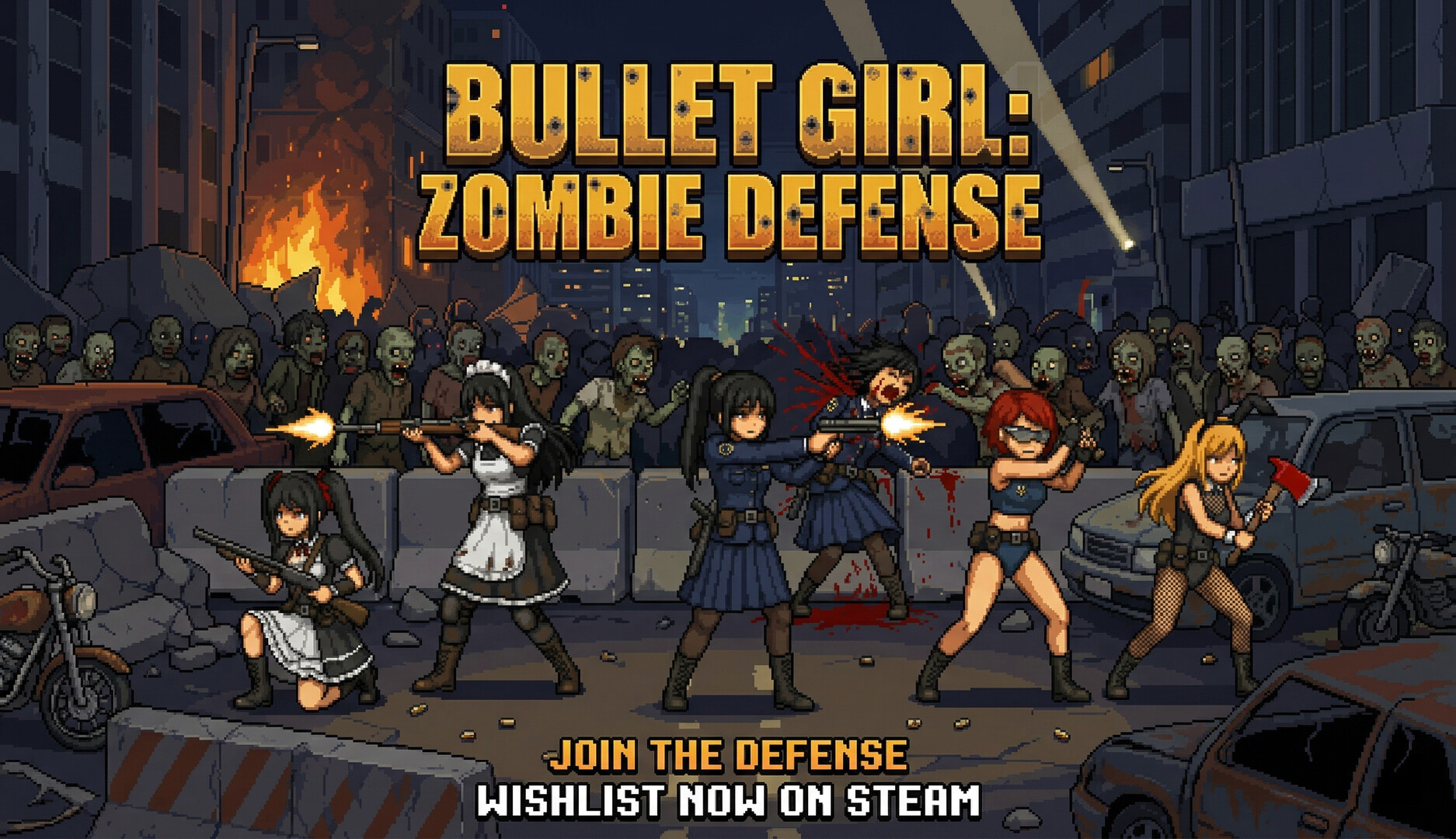 BULLET GIRL：ZOMBIE DEFENSE screenshot 6