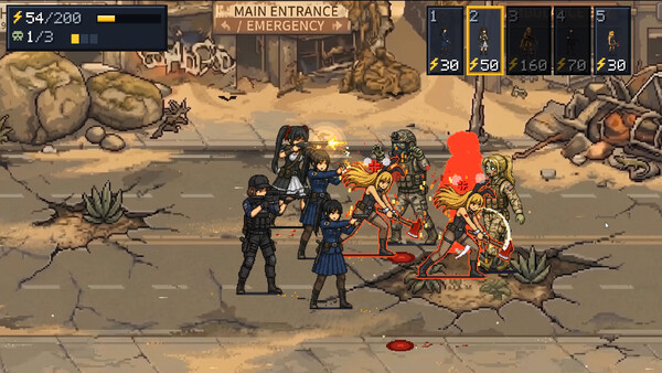 BULLET GIRL：ZOMBIE DEFENSE screenshot 3