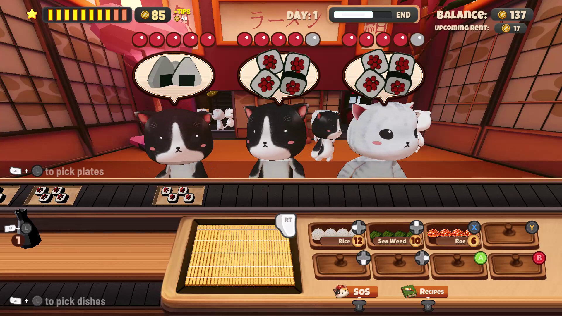 Cats and Sushi screenshot 1