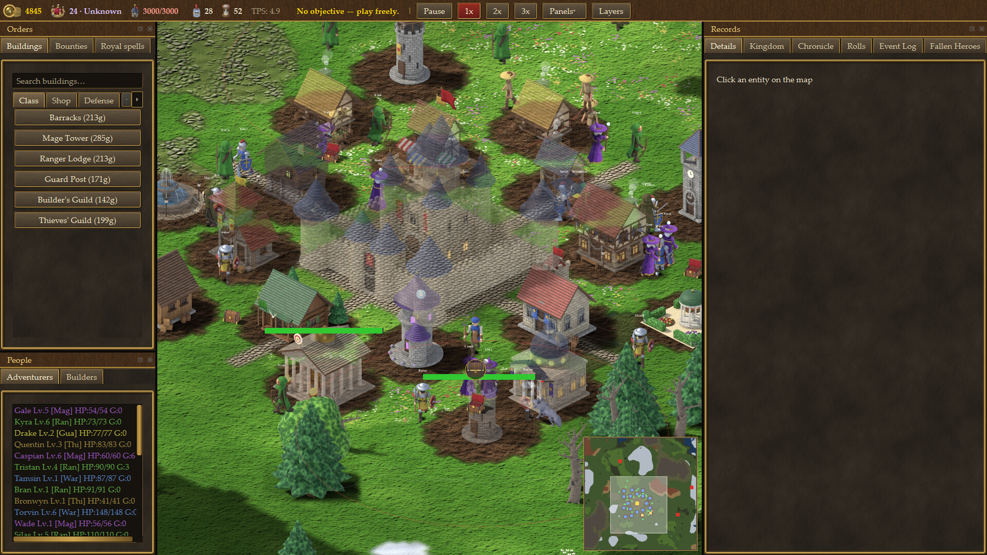 Screenshot of Wayward Crown Demo