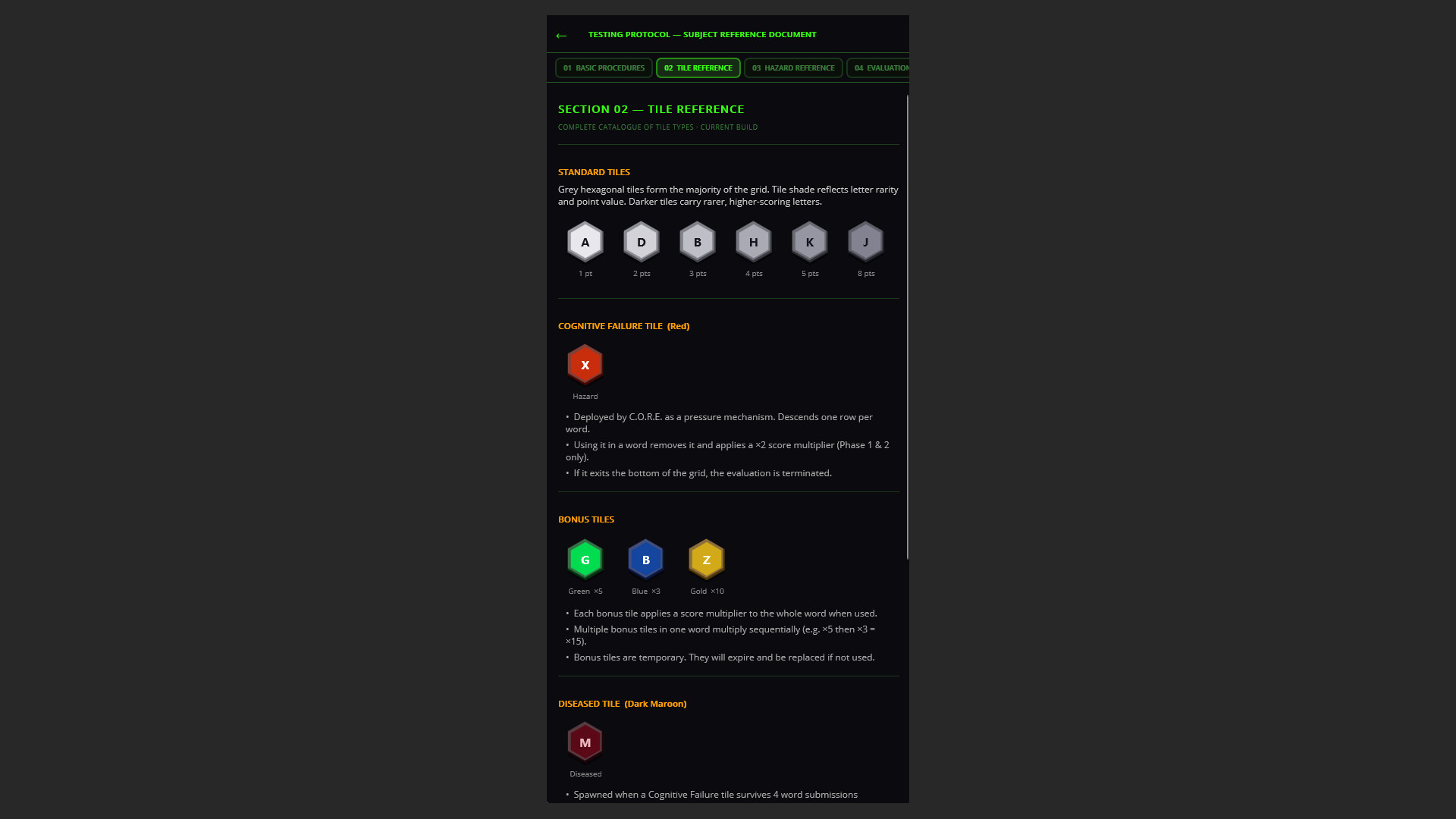 HexTrial A C.O.R.E. Cognitive Test screenshot #5
