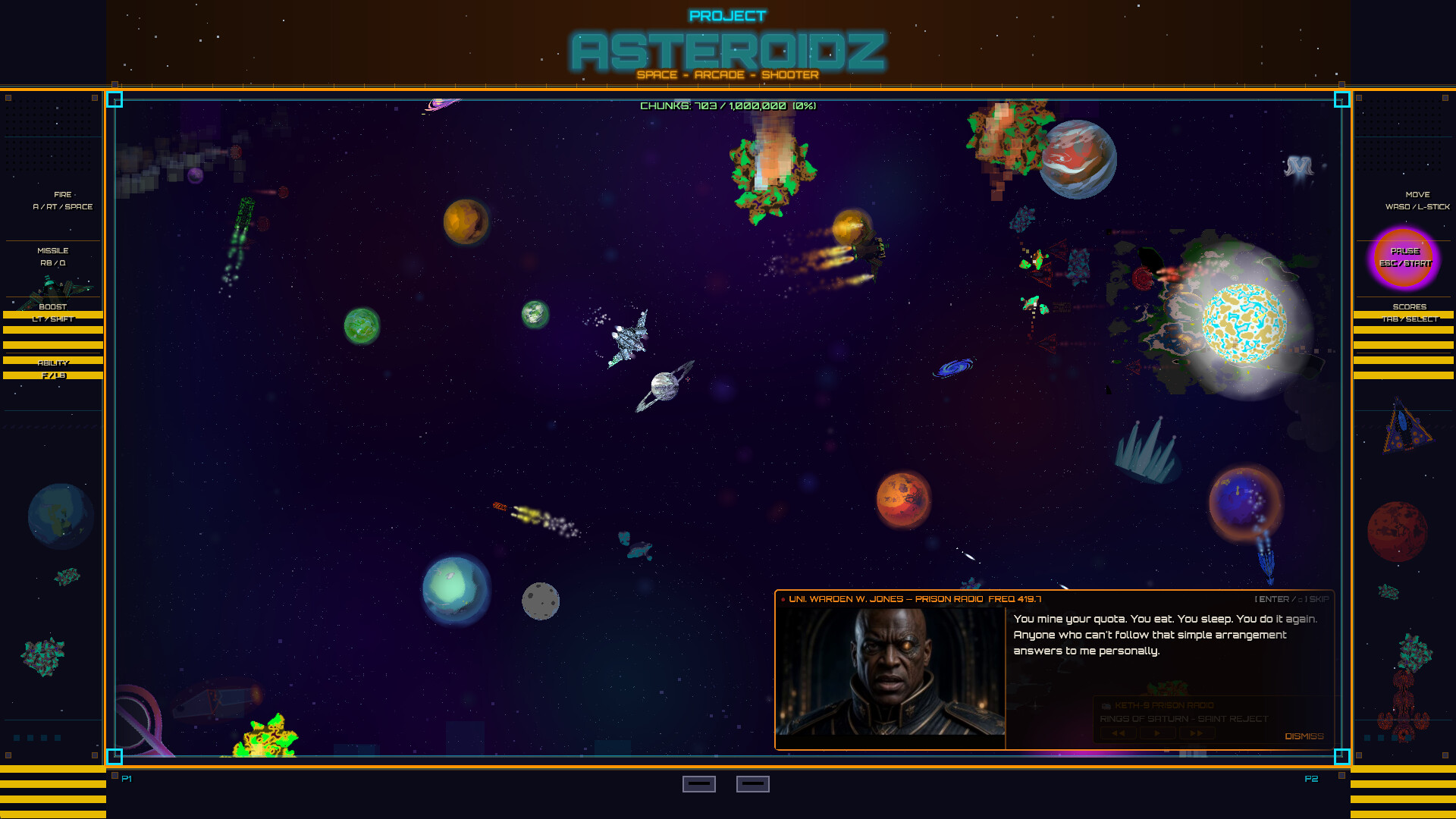 Project AsteroidZ screenshot