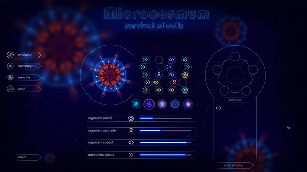 Microcosmum: survival of cells - Campaign "New life"