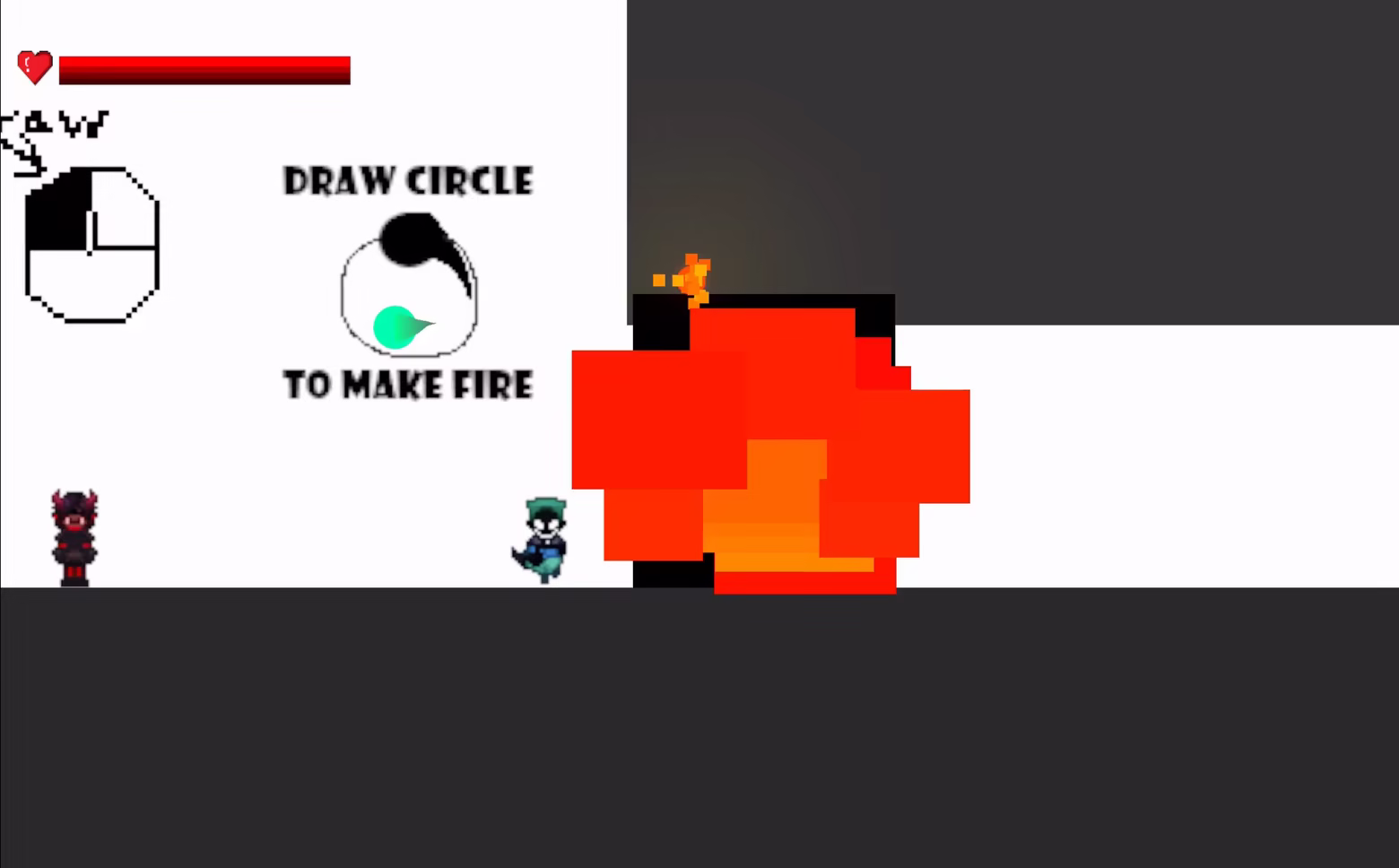 Collect elements and try new powers 