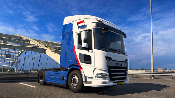 Euro Truck Simulator 2 - Window Flags — скриншот 1