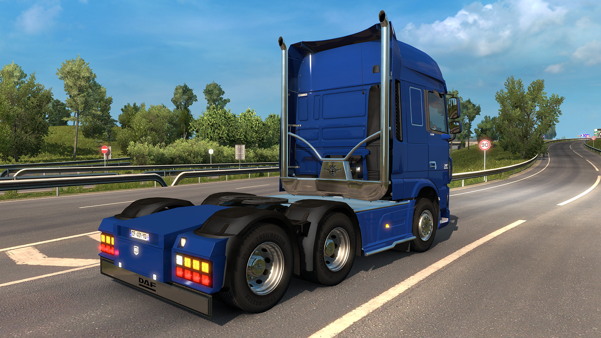 Euro Truck Simulator 2 - DAF Tuning Pack gameplay screenshot 1