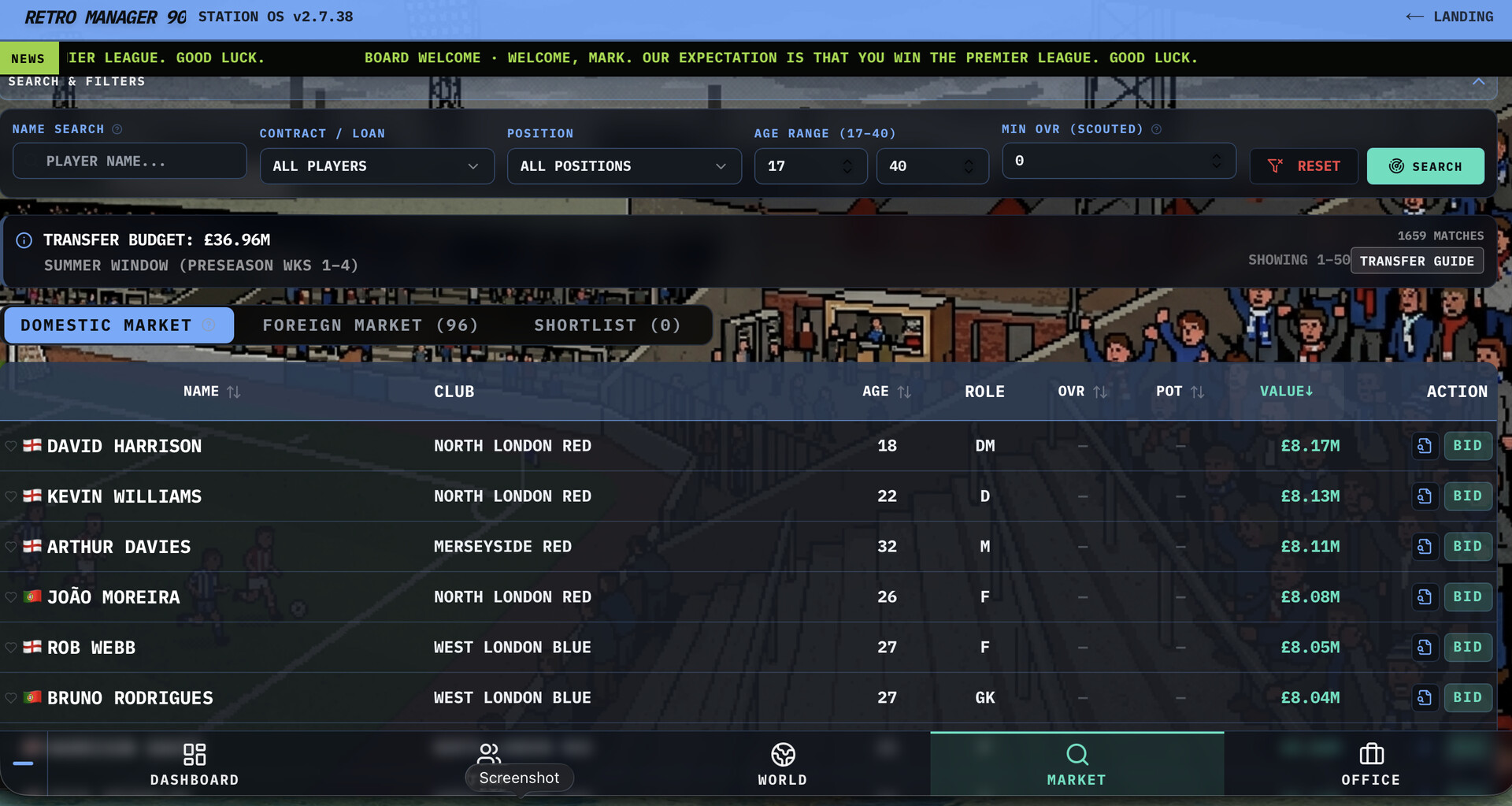 Retro Manager screenshot #10