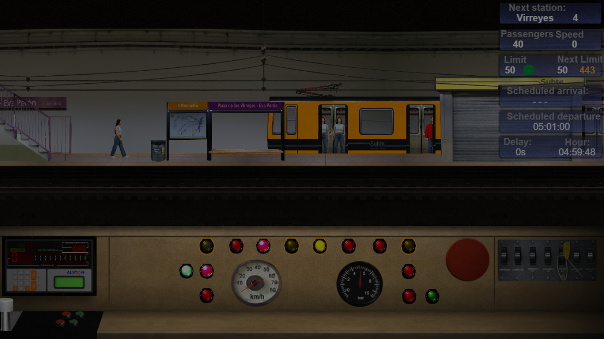 UrbanRail Metro Simulator screenshot 3
