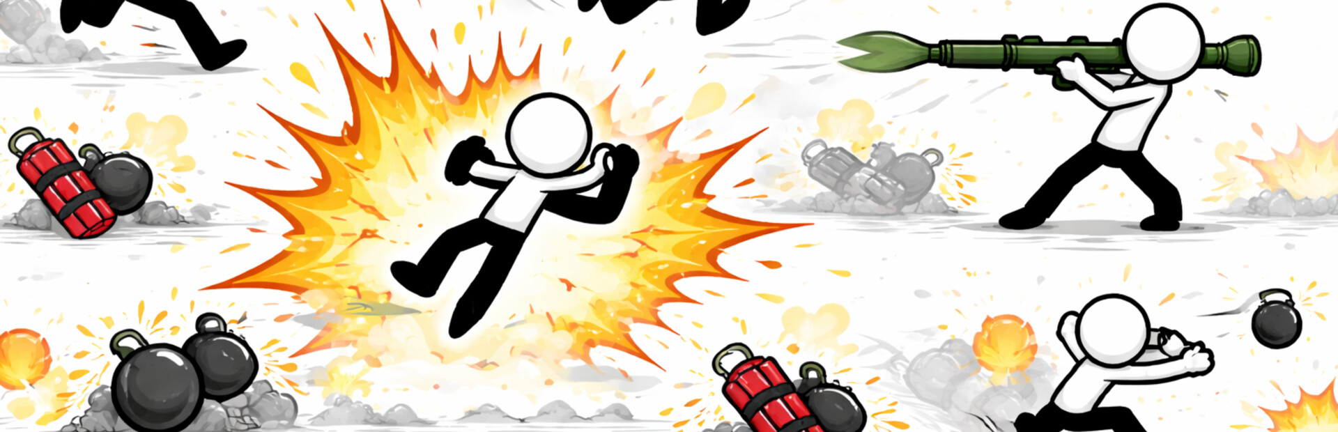 EXPLODES