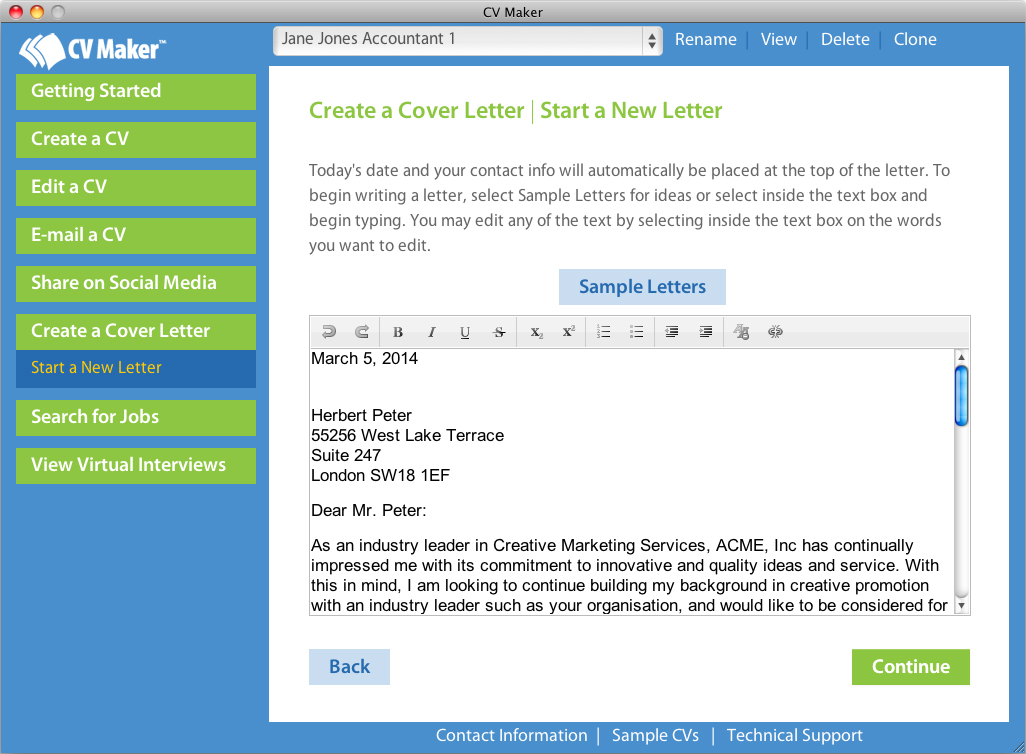 #3. CV Maker for Mac (Steam) 由: Individual Software