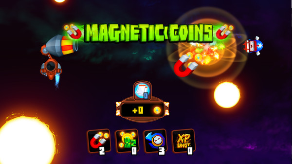 Screenshot z Galaxy Cannon Rider