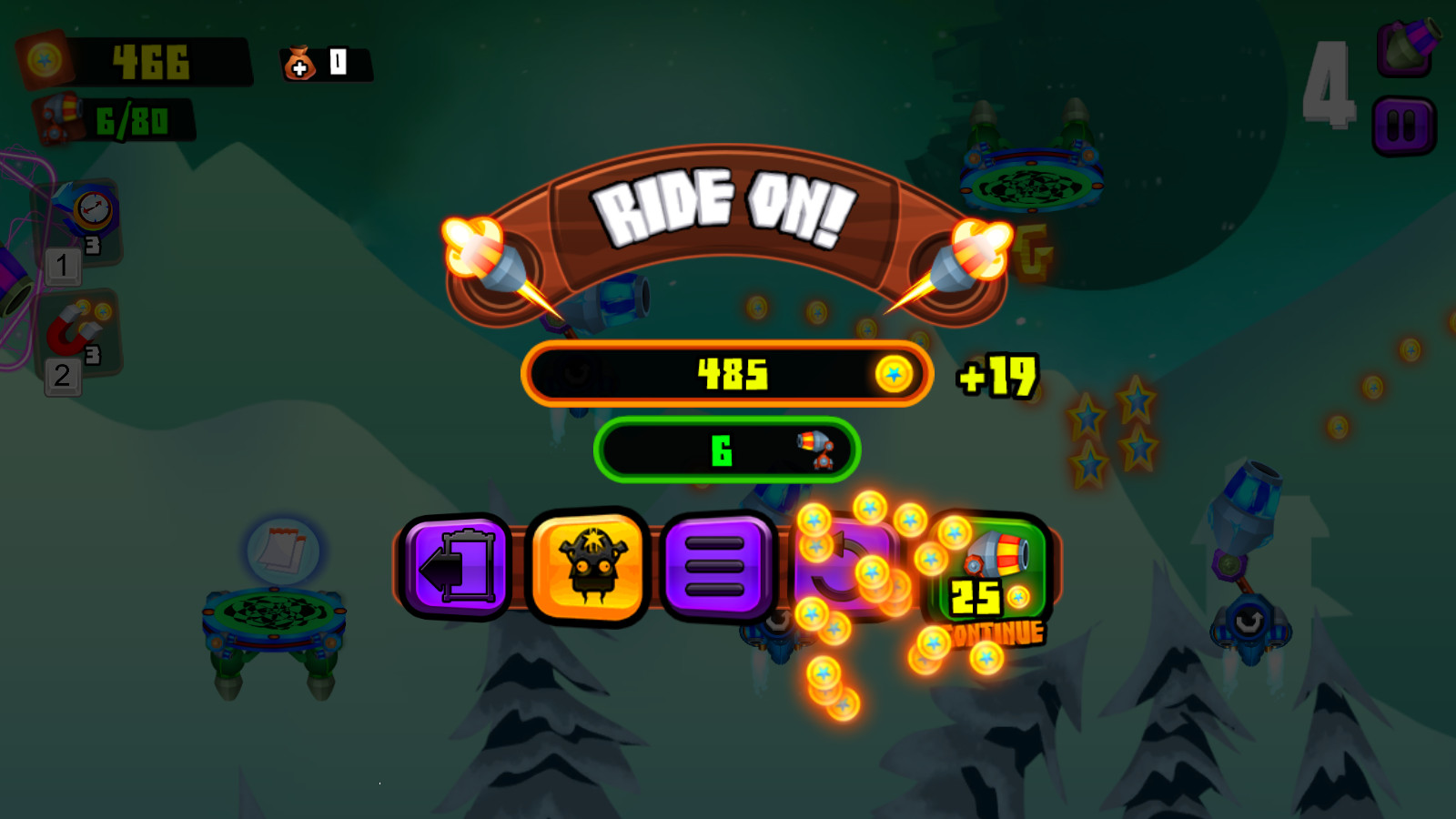 Galaxy Cannon Rider screenshot #2