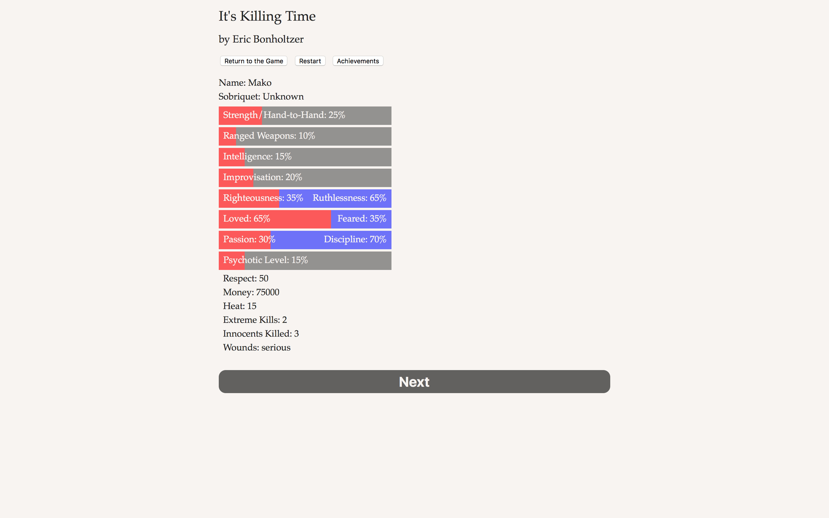 It's Killing Time