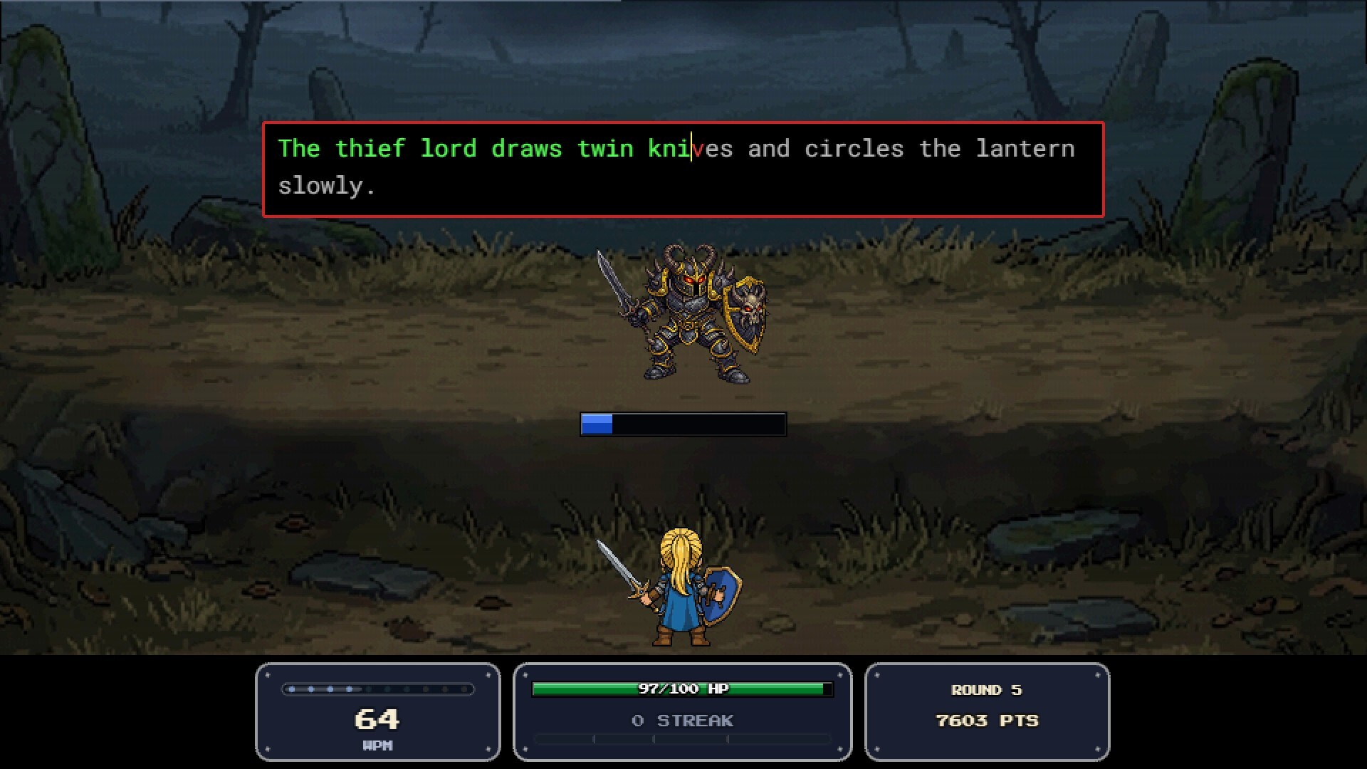 Keeb Quest: Typing Battles screenshot #2