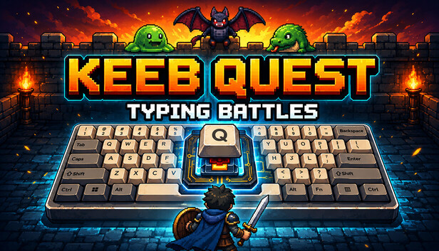 Keeb Quest: Typing Battles