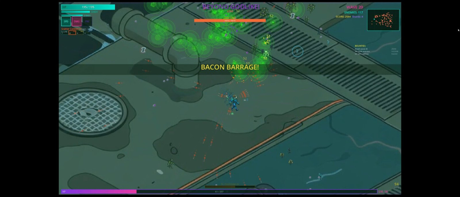 Cyberpunk Neon Survivor screenshot #10