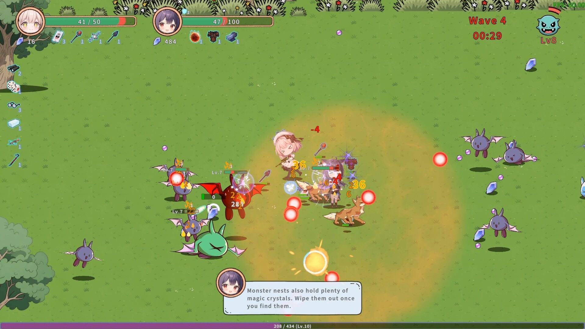 #1. Guardian of Boss Neko (Steam) Oleh: 梦游草稿本（Sleepy Sketchbook）
