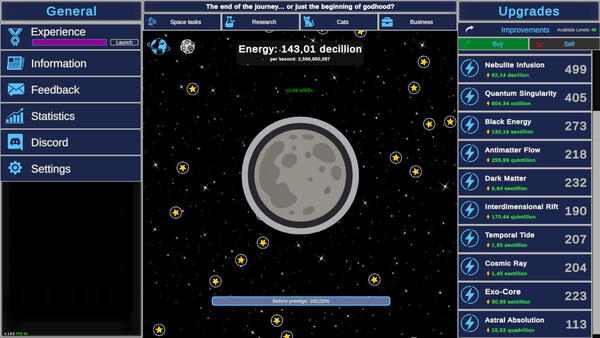 Скриншот 1 из игры Clicker Astro Planet 2