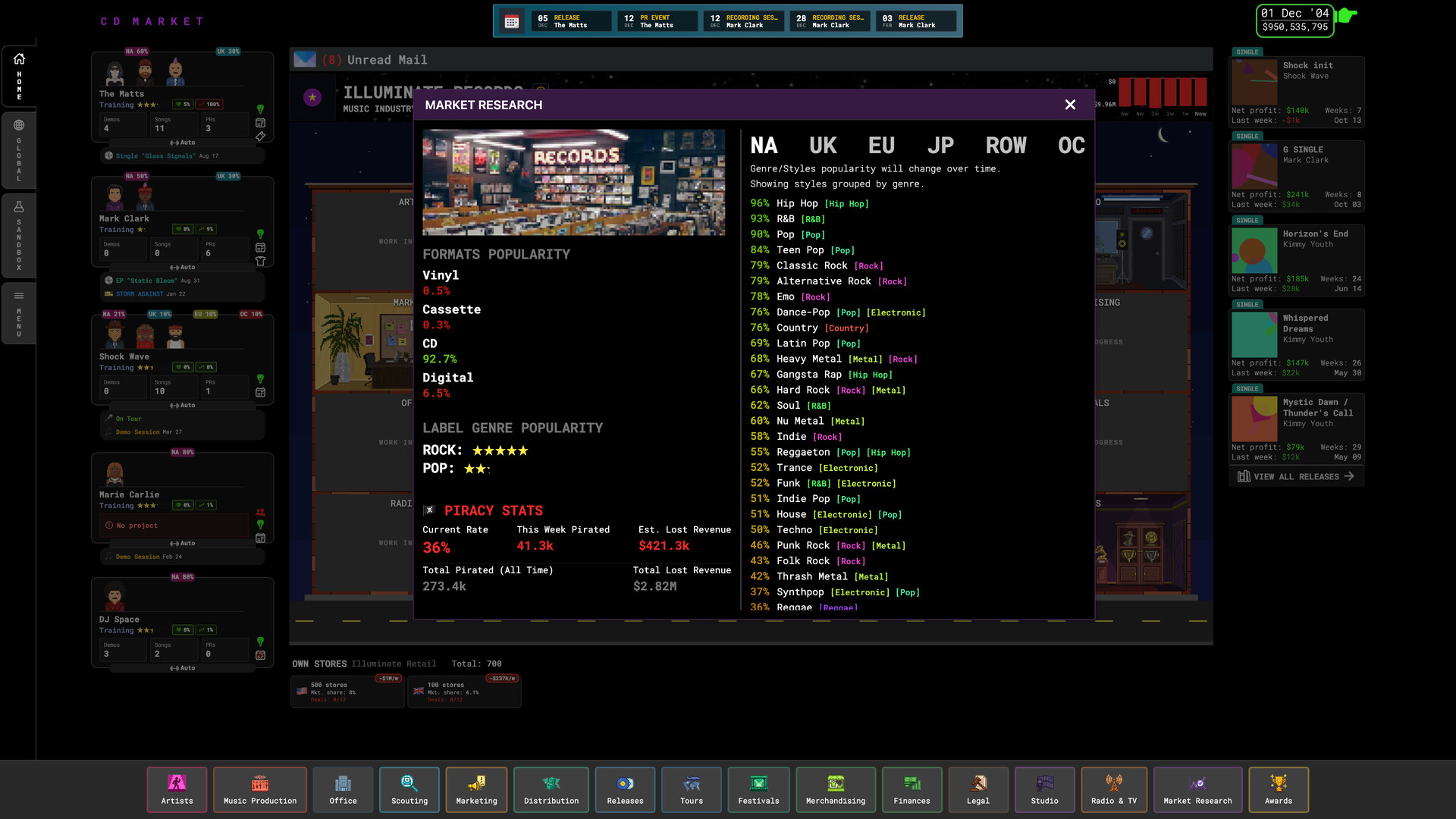 CD Market - Music Label Sim screenshot #6