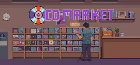 CD Market - Music Label Sim — Steam game cover