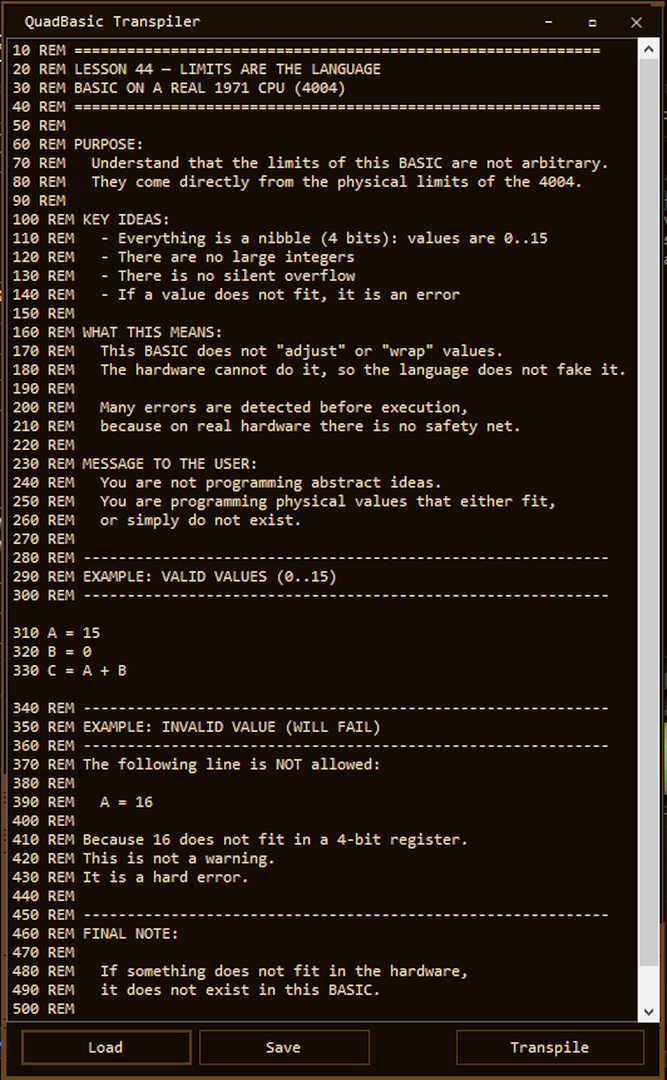 Quadium 4004 Workbench screenshot 5