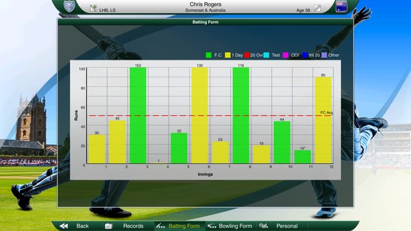 Screenshot z Cricket Captain 2016 Screenshot z Cricket Captain 2016
