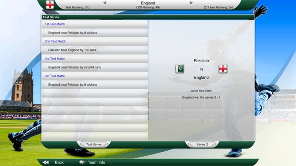 Screenshot z Cricket Captain 2016 Screenshot z Cricket Captain 2016