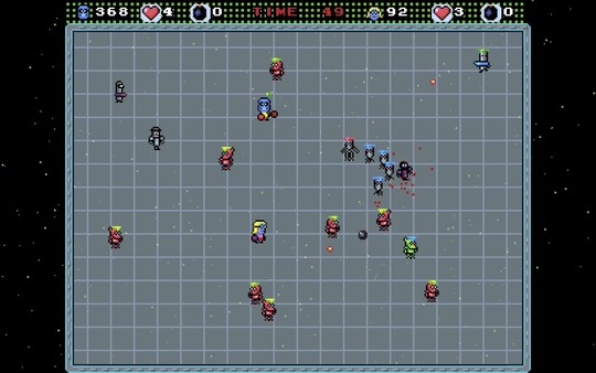 Screenshot z Super Blue Fighter