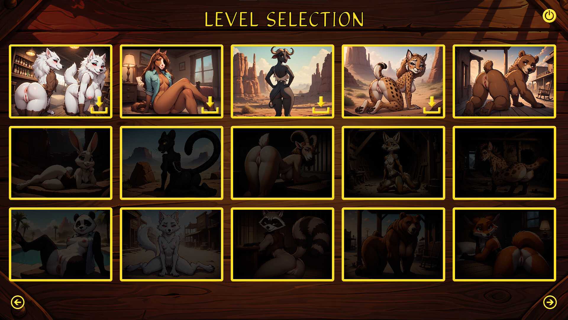 Wild West Furry - Hentai Jigsaw screenshot #6
