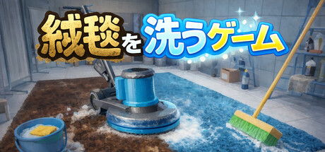 絨毯を洗うゲーム