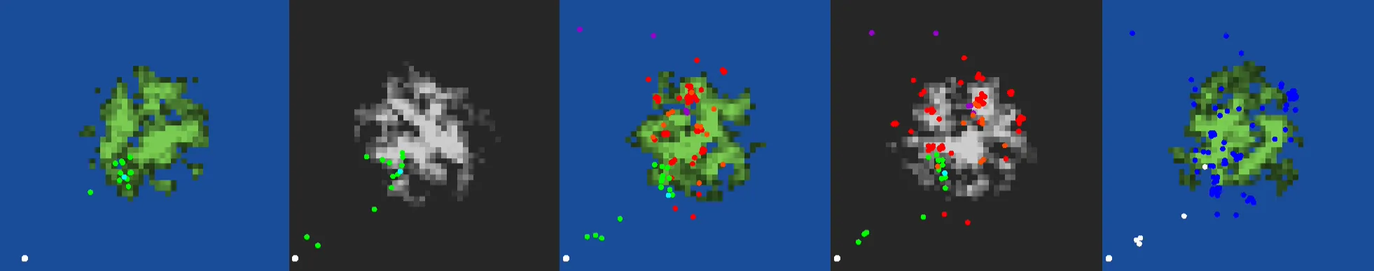 Minimap limited and full visuals along with the colorblind option.