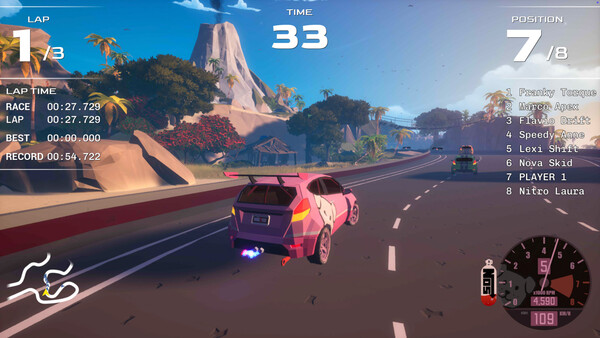 GViRacer screenshot 2