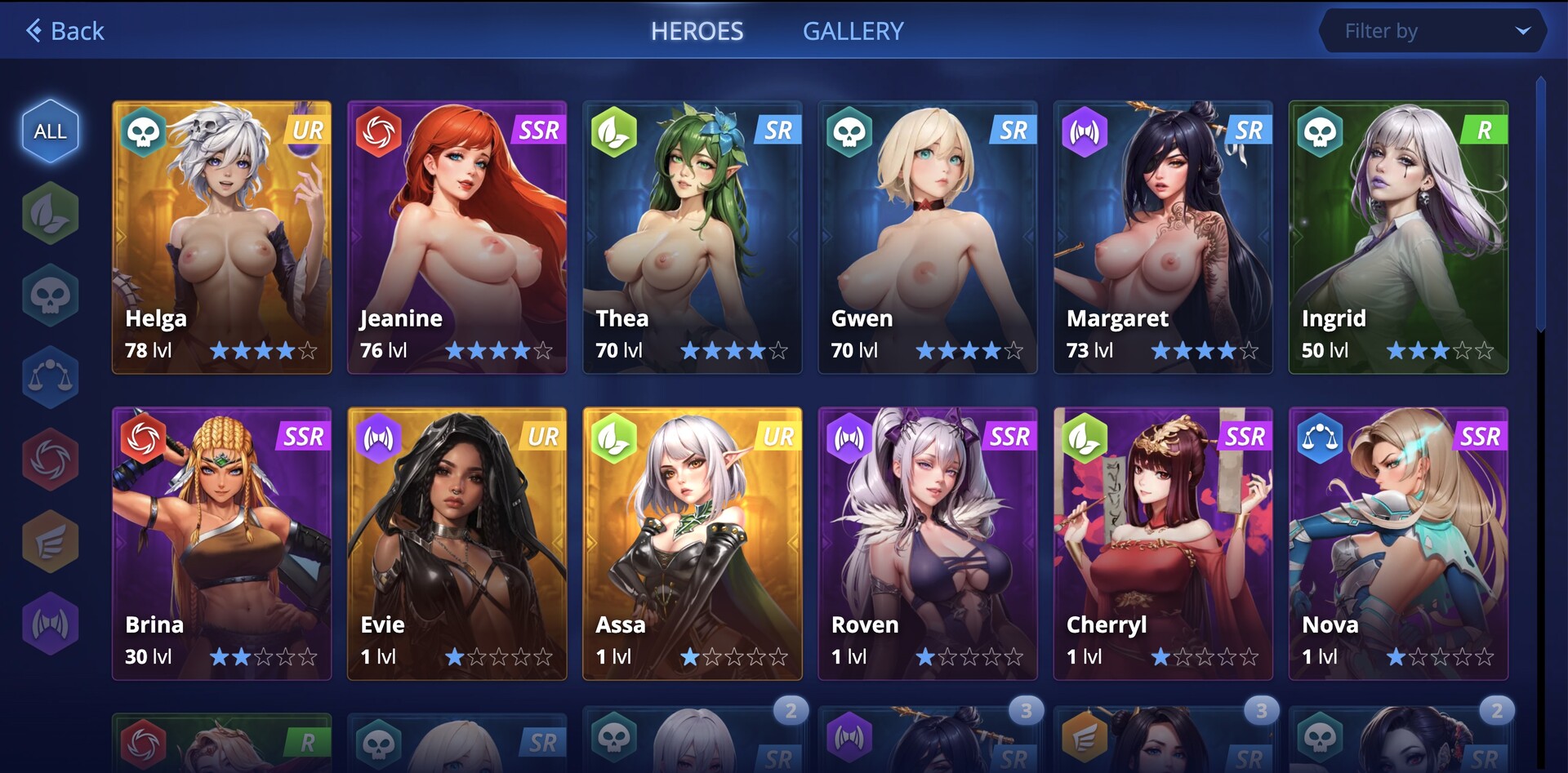 Heroes of Lust and Magic gameplay screenshot 1