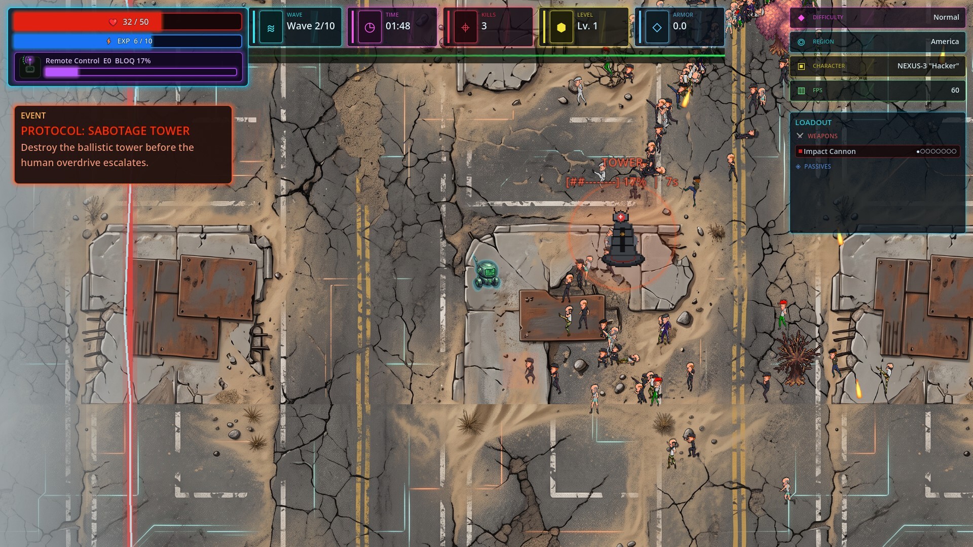 Ctrl+Alt+Defeat Zero Humanity screenshot 1