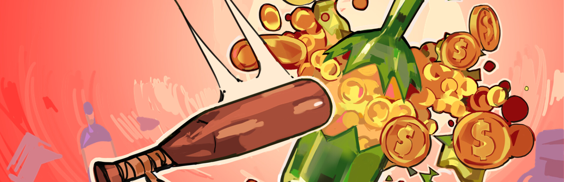 Smashing Bottles