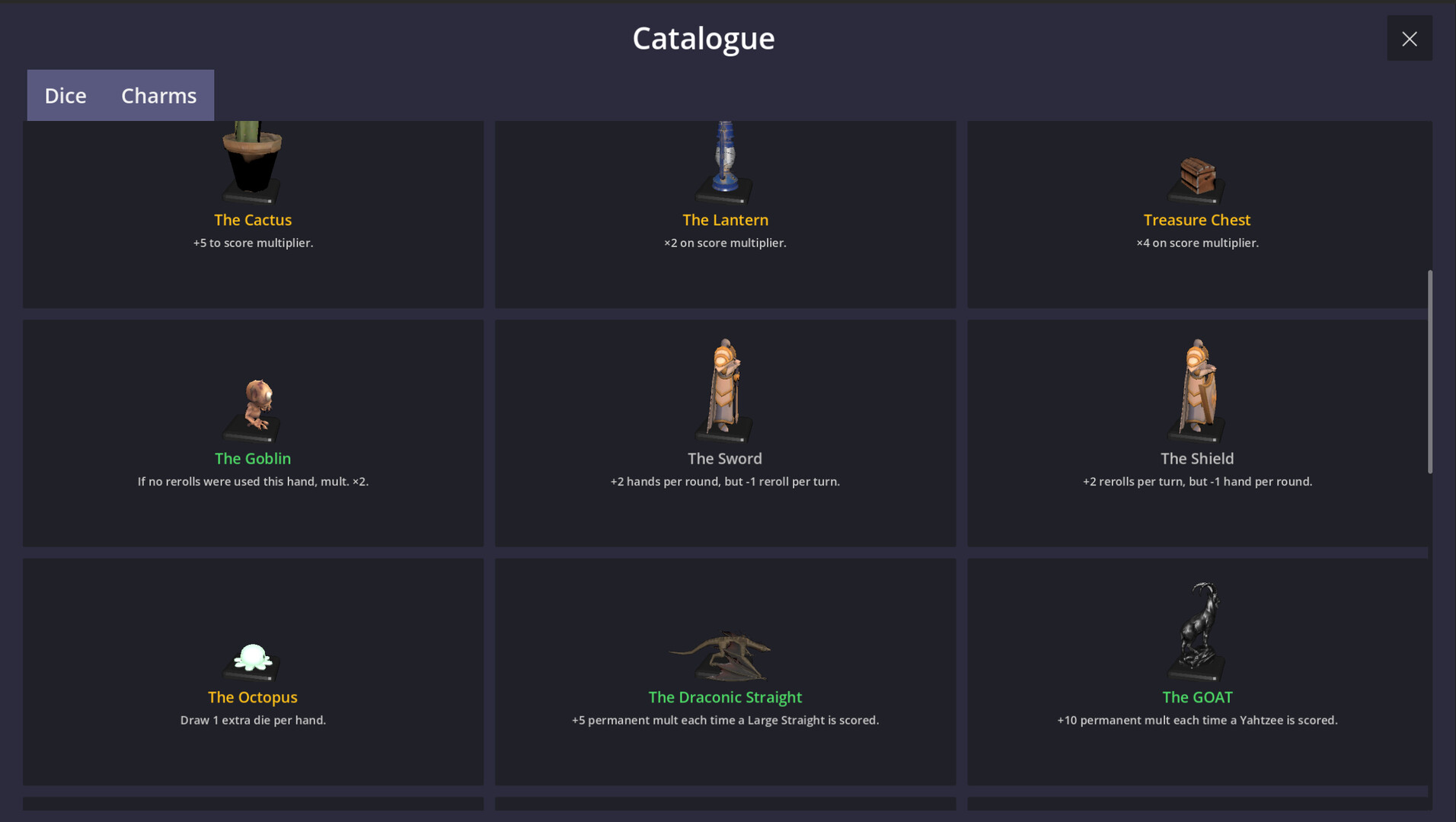 Loaded Dice - A Yahtzee Roguelike screenshot #4
