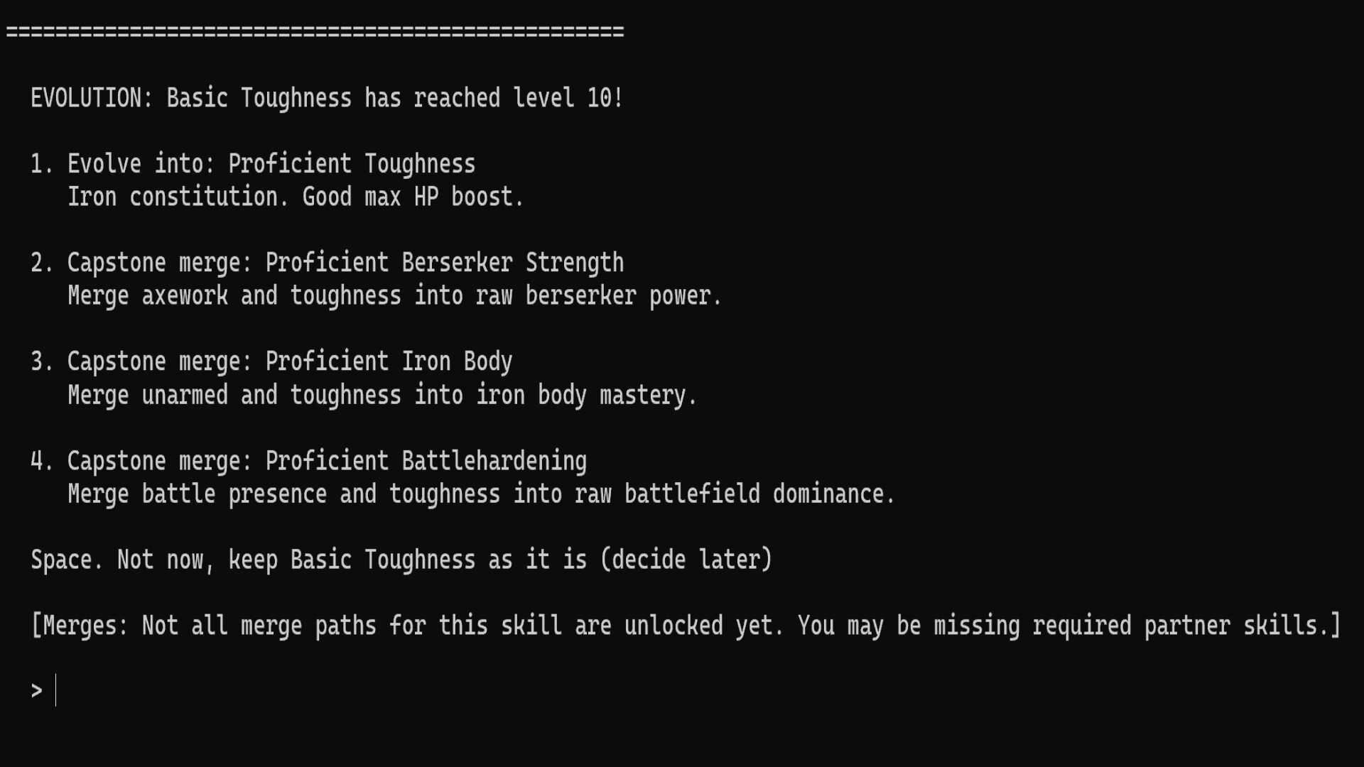 Greywind's Legacy - A Text Based, Skill Progression, RPG screenshot 3