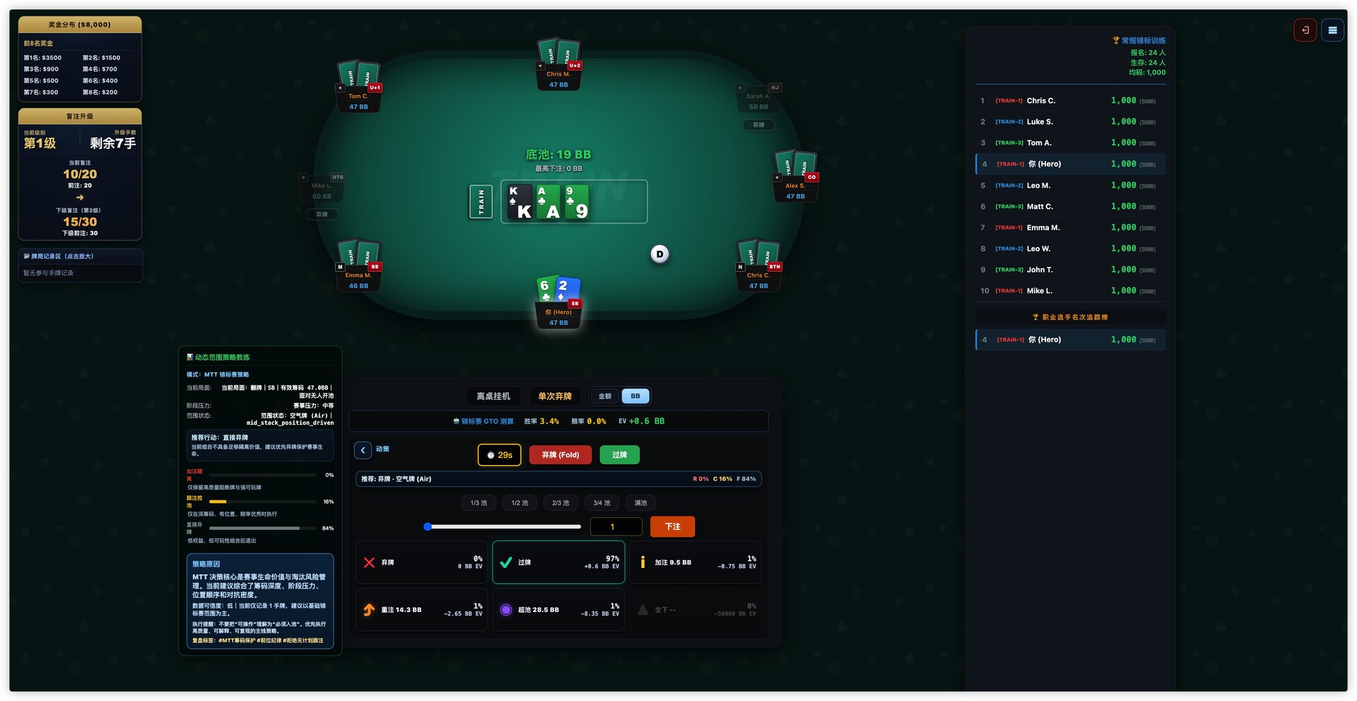 PROMulti-TableTournament screenshot #2