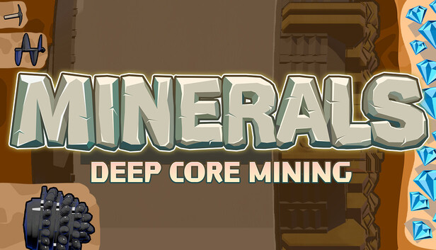 MINERALS: Deep Core Mining – Steam capsule art