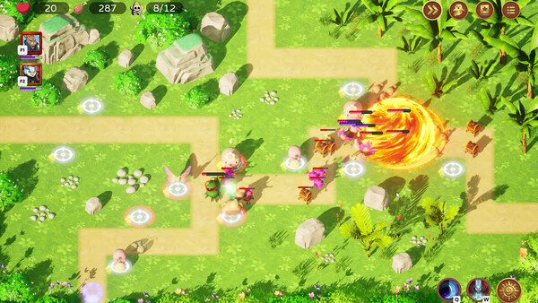 Скриншот 1 из игры Magic Animal TD