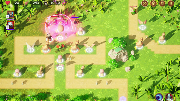 Скриншот 2 из игры Magic Animal TD