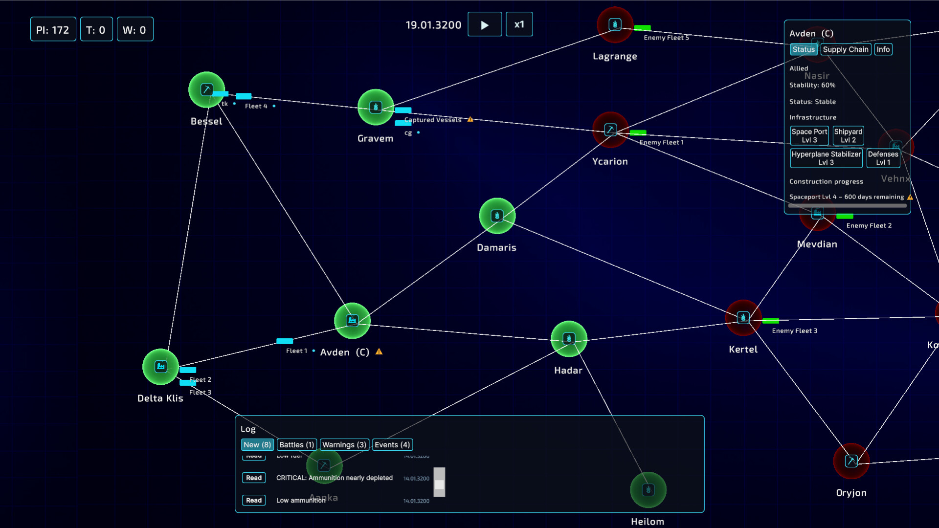 Space Fleet Logistics screenshot #2