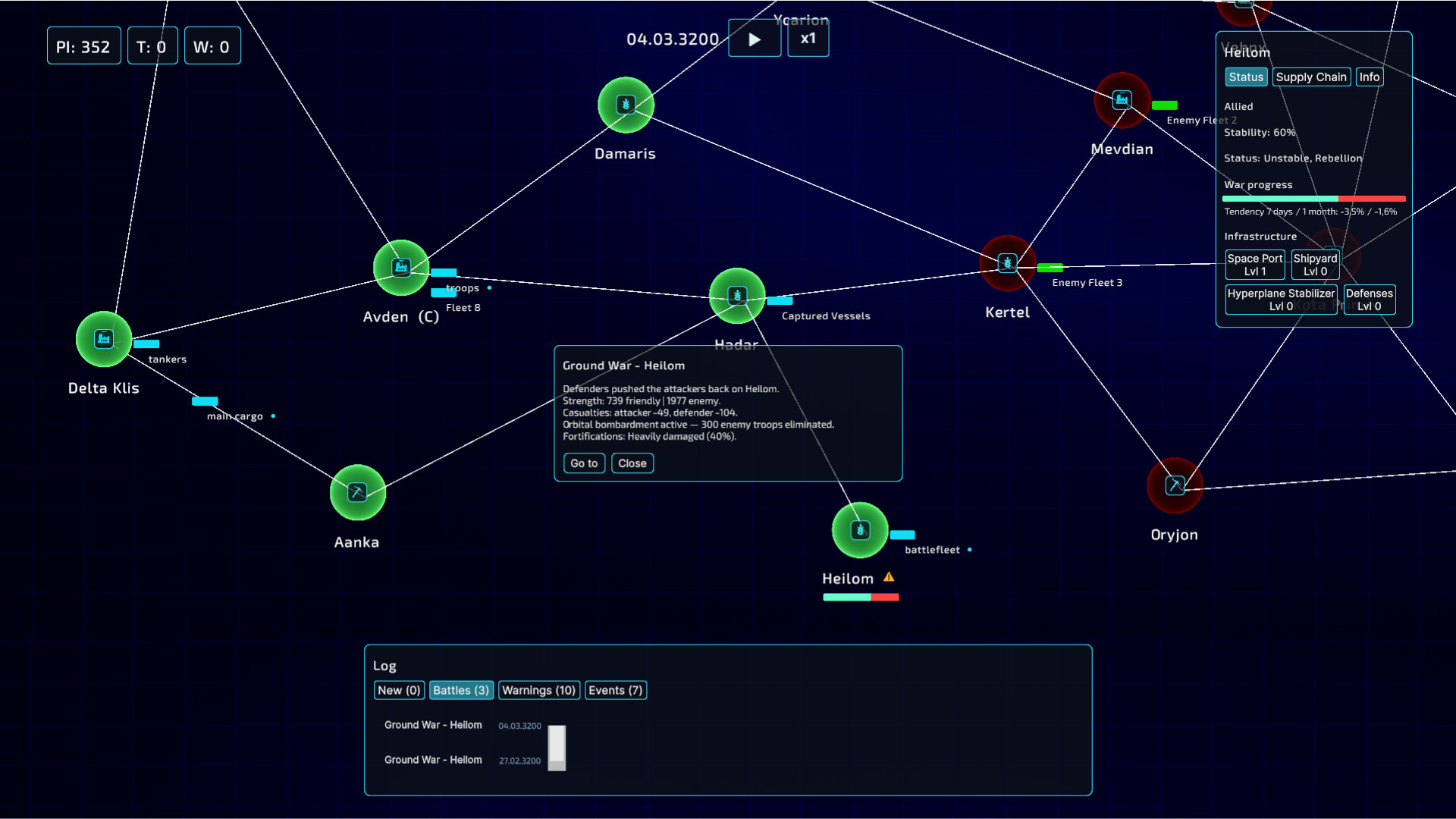 Space Fleet Logistics screenshot #6