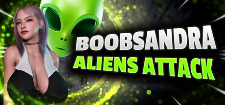 BOOBSANDRA ALIENS ATTACK header art