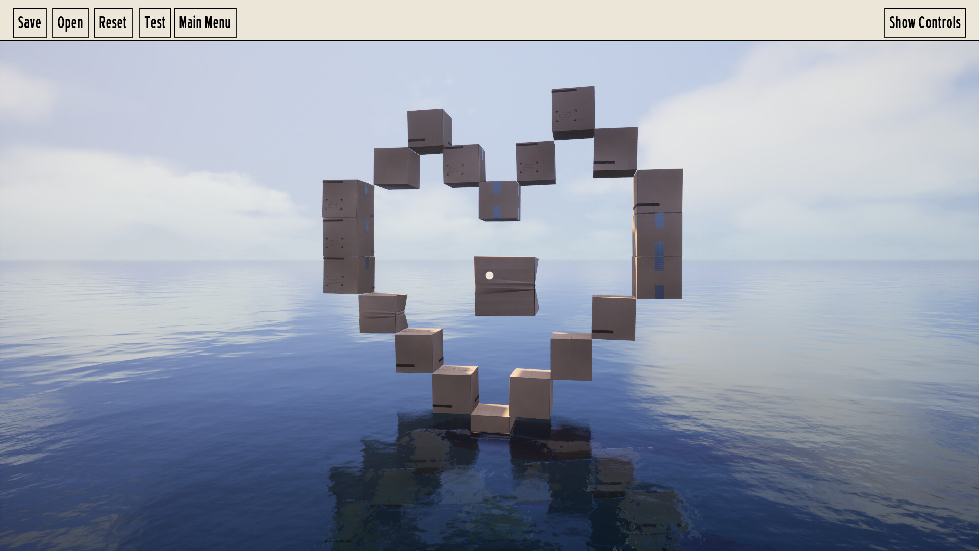 A GAME of stacking cardboard boxes AND DROWNING YOUR FRIENDS screenshot #3