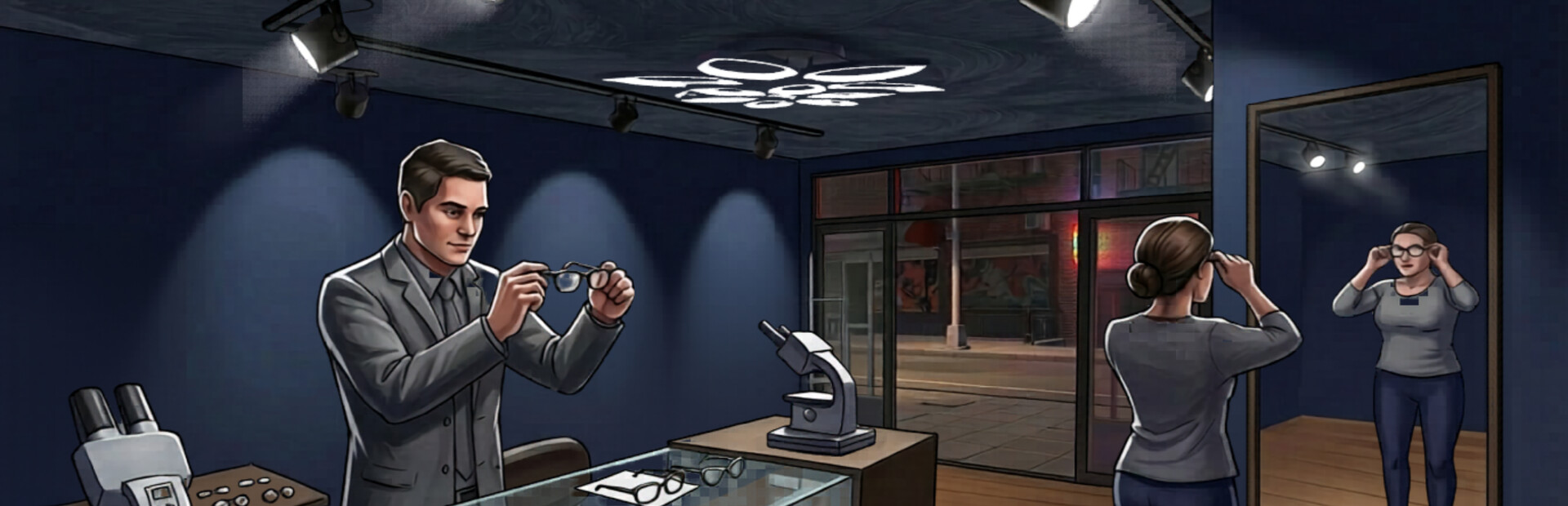 Optical Shop Simulator