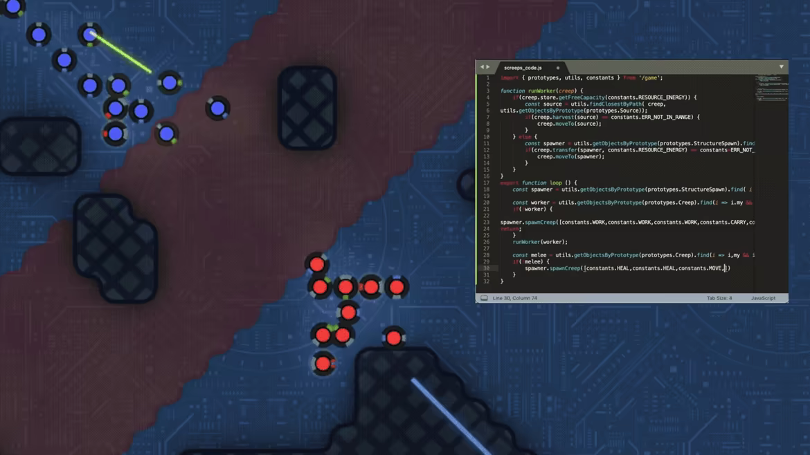 Screeps: World video 1